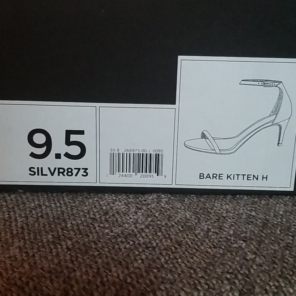 Worn once Banana republic silver shoes